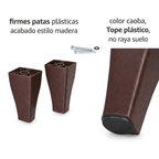 Cama Europea King Aura Con Respaldo Base Dividida 180 cm X 200 cm
