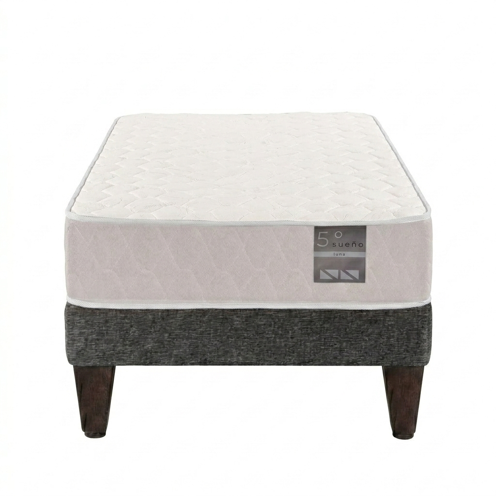 Cama Europea 1.5 Plazas Luna Colores 105 X 190 Cm