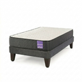 Cama 1.5 Plazas Base Europea Colchón Aura