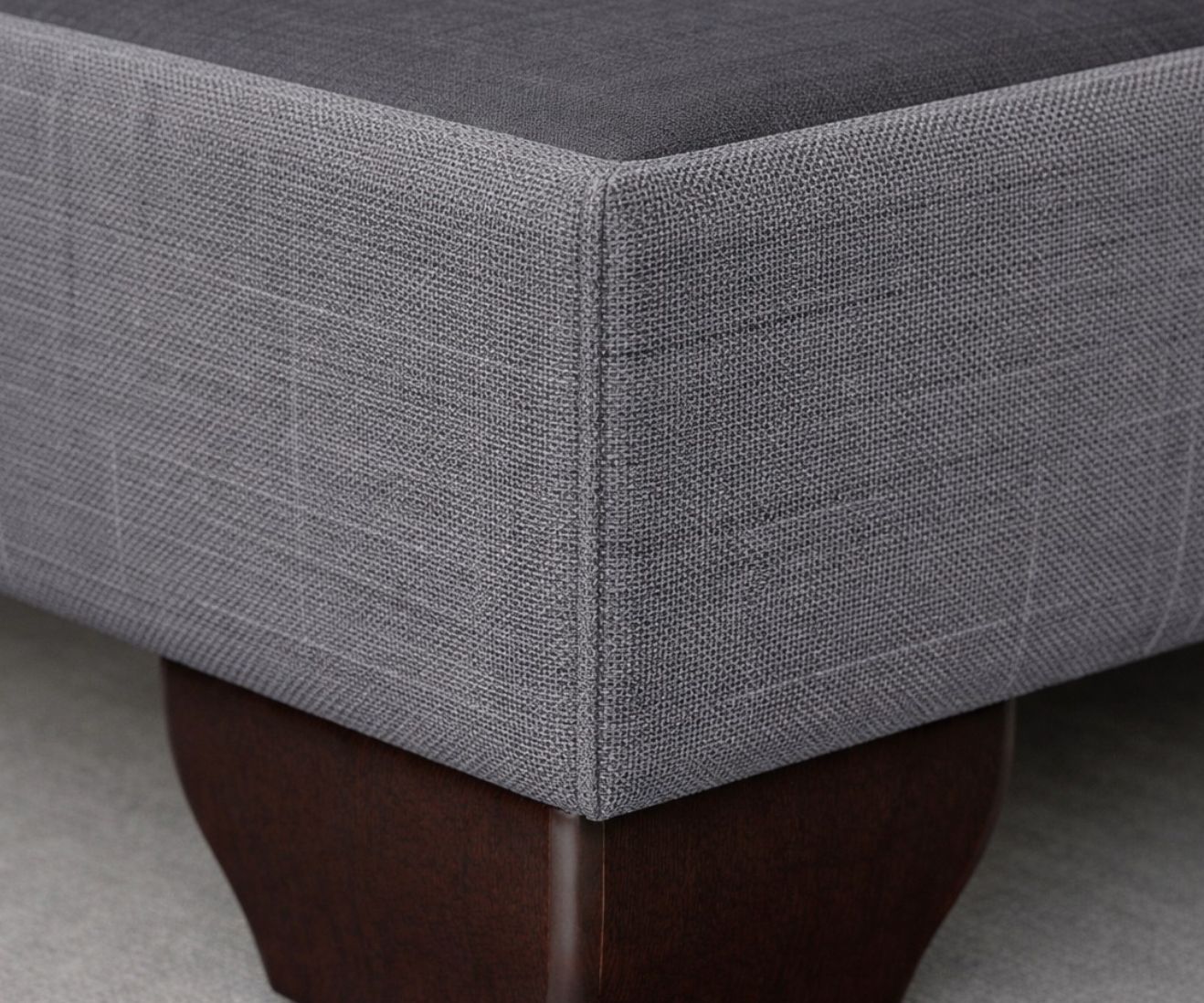 Cama Europea King Aura Con Respaldo Base Dividida 180 cm X 200 cm