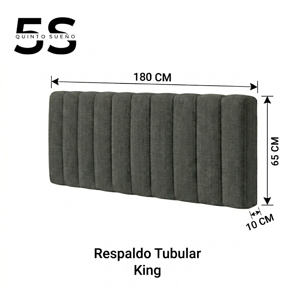 Respaldo De Cama Sueño Tubular 180 cm X 65 cm