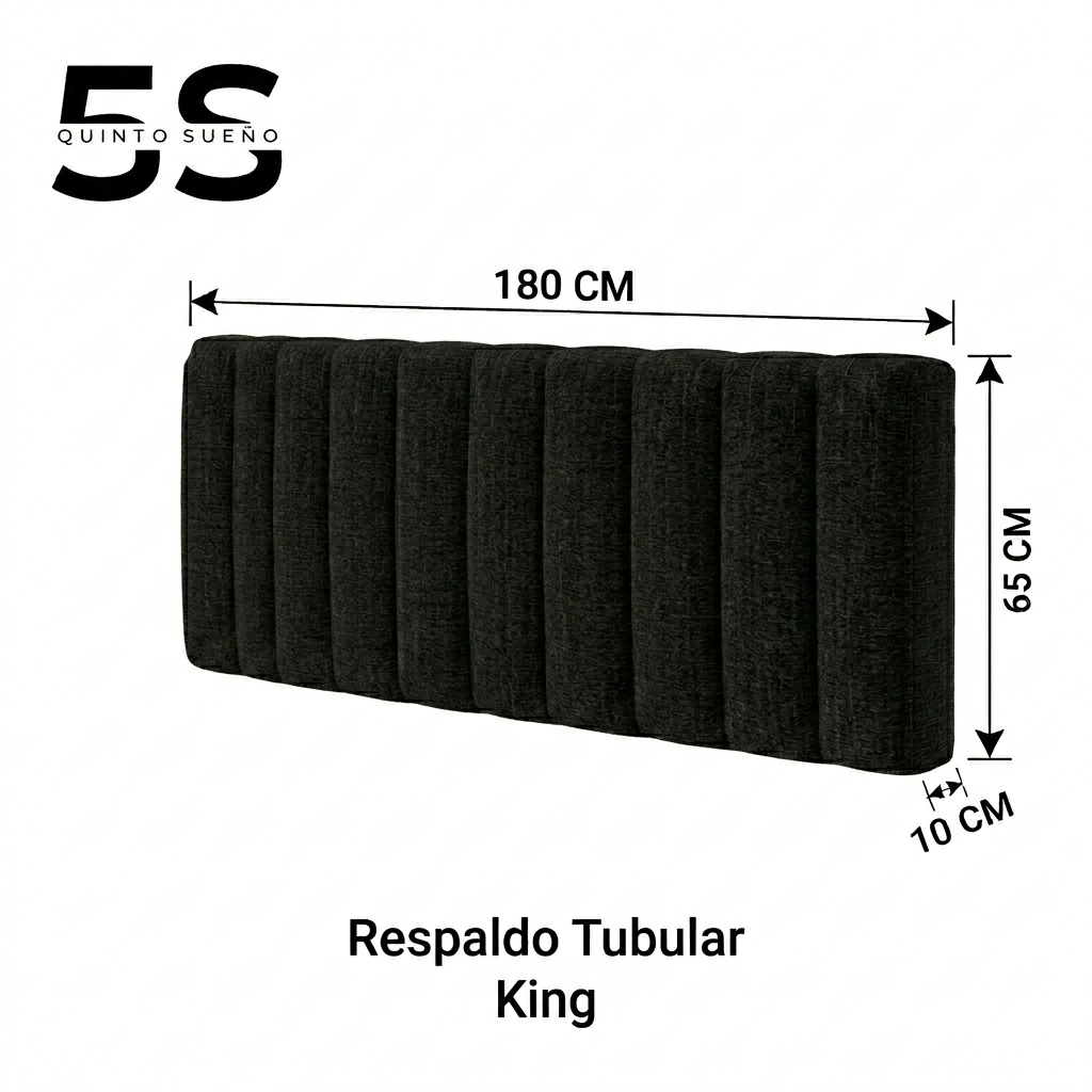 Respaldo De Cama Sueño Tubular 180 cm X 65 cm