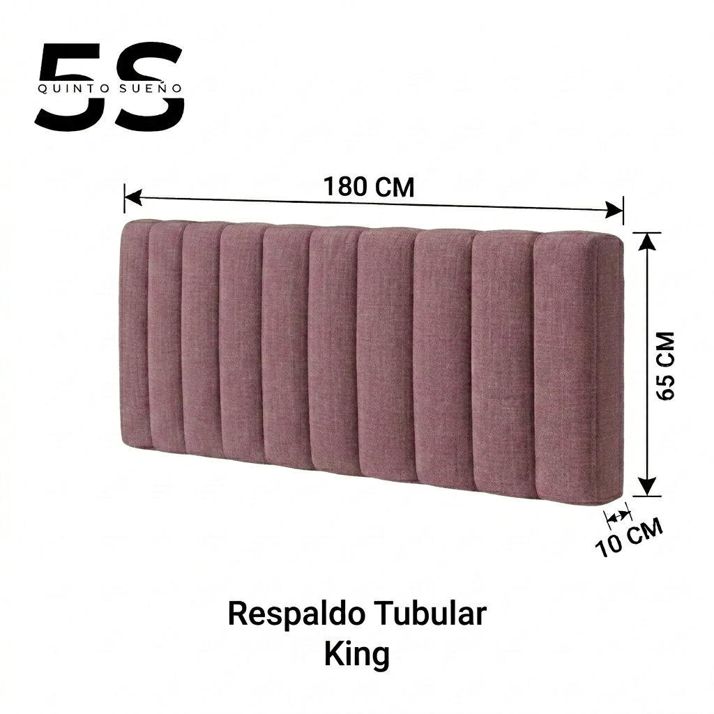 Respaldo De Cama Sueño Tubular 180 cm X 65 cm