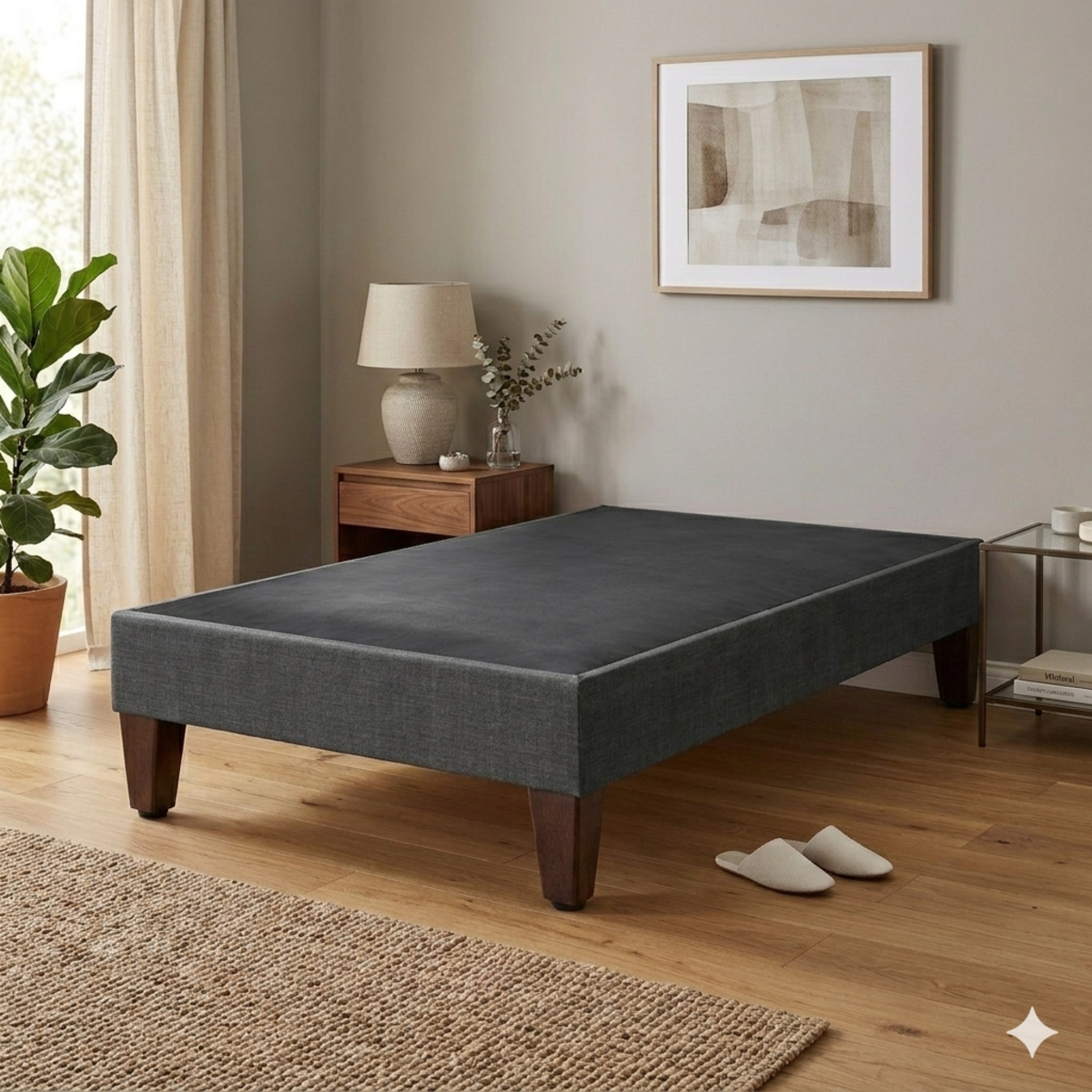 Base de cama 1.5 plazas colores 105 cm x 190 cm