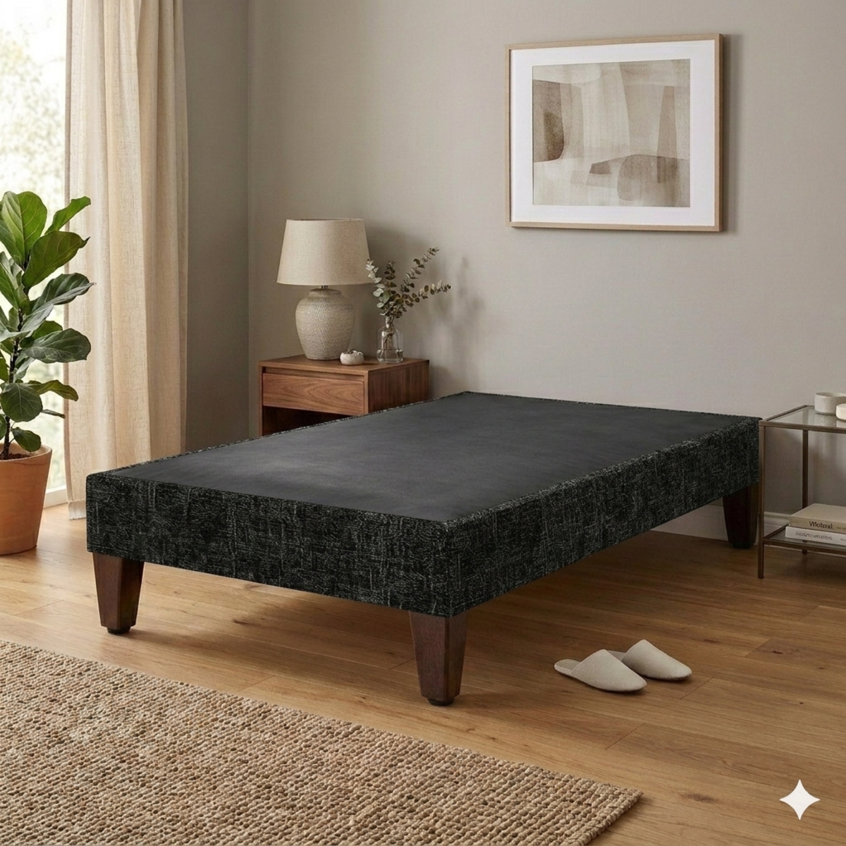 Base de cama 1.5 plazas colores 105 cm x 190 cm