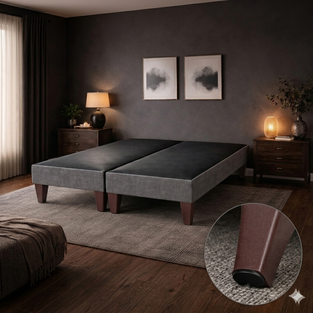 Base de cama Europea dividida King Colores 180 cm x 200 cm